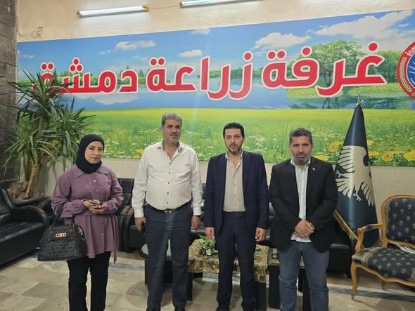 دعم الزراعة السورية: اجتماع منظمة سيريانا وغرفة زراعة دمشق