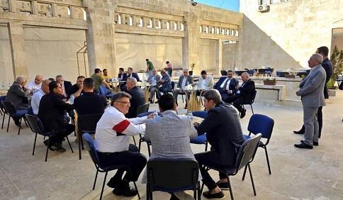 Aleppo Chamber of Industry Receives Well Wishers on Eid al Adha and Discusses Boosting Economic Cooperation