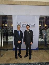 محمد جنن وروحي أفغاني يبحثان دعم التعافي المبكر في مؤتمر PSD 2026 بدمشق