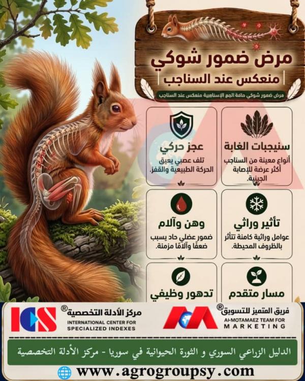 مرض ضمور شوكي منعكس عند السناجب: دليل شامل للتحديات العصبية والصحية في الحياة البرية