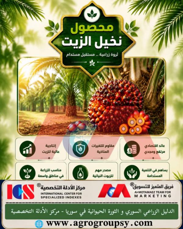 Oil Palm Crop: A Strategic Agricultural Wealth and Promising Horizons for a Sustainable Future, Production Characteristics, and Economic and Environmental Importance
